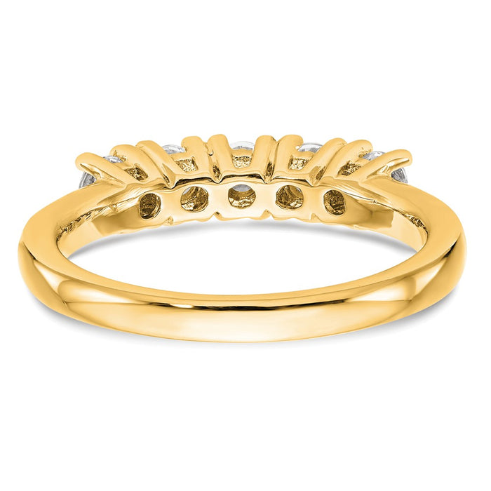 Buy 14K Gold 5-Stone Diamond Band Mounting - Stylish, Affordable Elegance-5