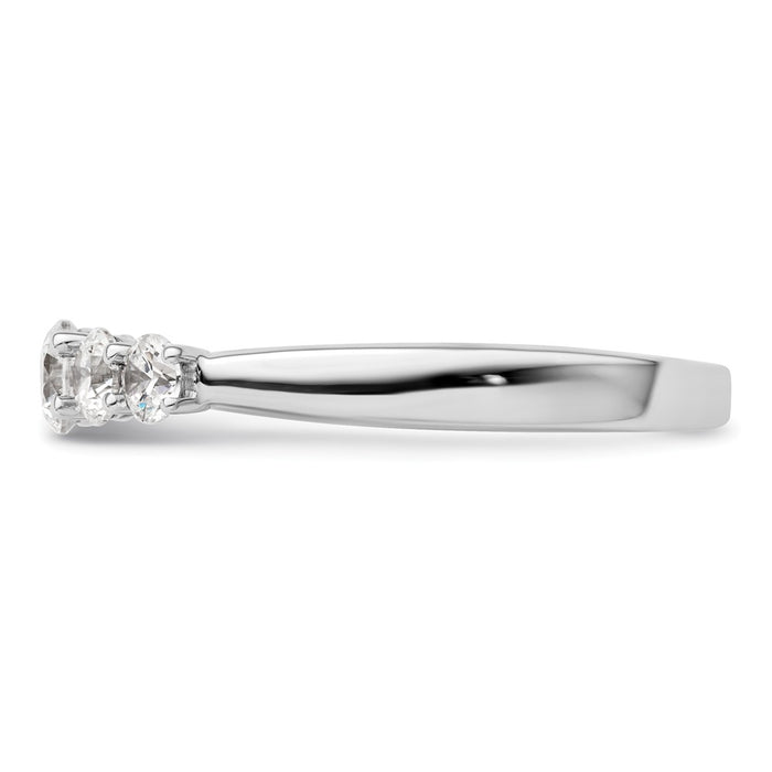 Buy Stylish 14K White Gold 5-Stone Diamond Band Setting - Affordable Luxury!-4