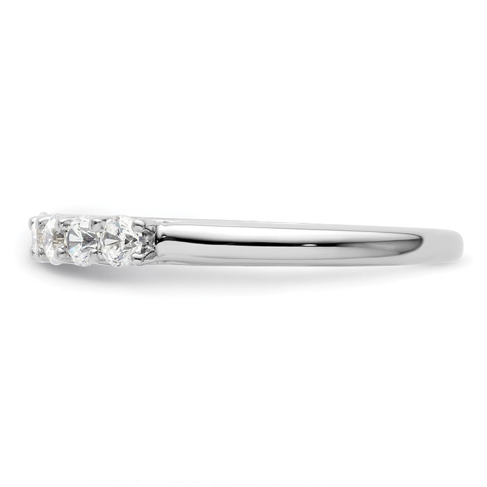 Buy Exclusive 14K White Gold Diamond Band - 1/2 Carat, Stylish 6-Stone Design-3