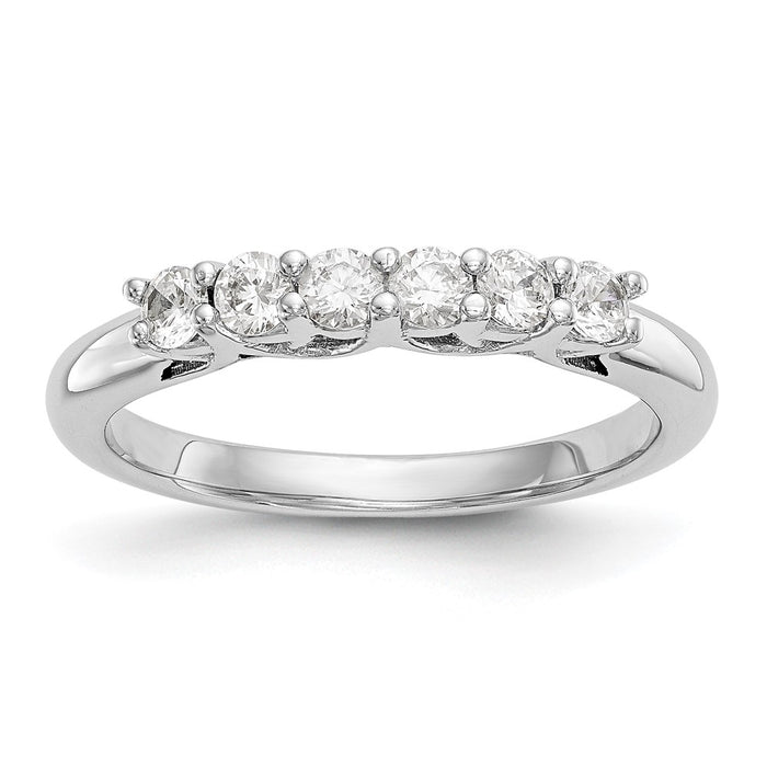 Buy Exclusive 14K White Gold Diamond Band - 3/4 Carat, Stylish & Affordable-1