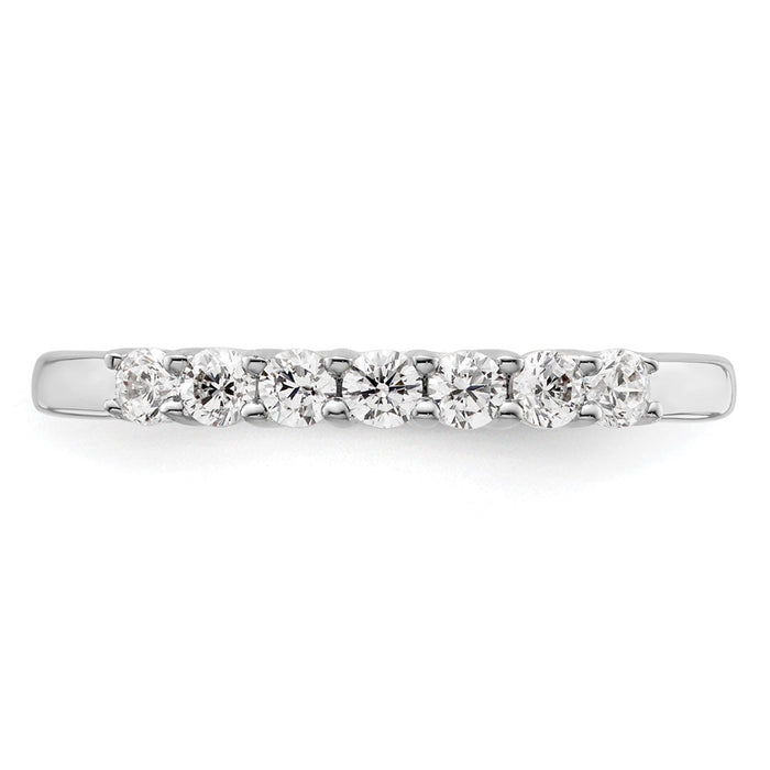 Buy 14K White Gold 7-Stone Diamond Band Setting - Stylish & Affordable Design-4