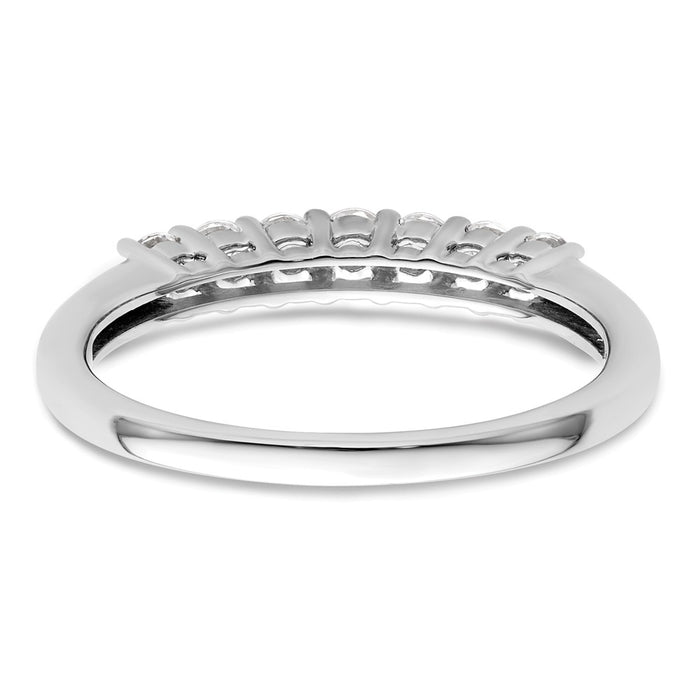 Buy Exclusive 14K White Gold Diamond Band - 1/3 Carat, Stylish 7-Stone Design-5