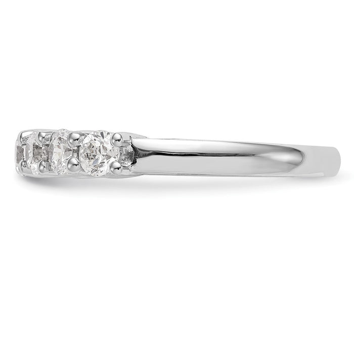 Buy Exclusive 14K White Gold 7-Stone Diamond Band Setting - Affordable Luxury-4