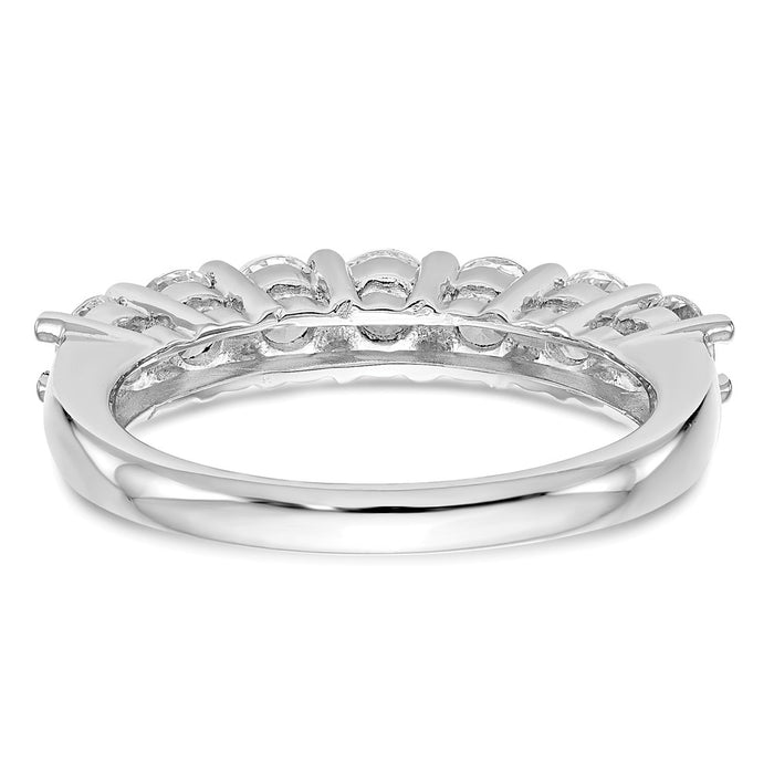 Buy Exclusive 14K White Gold 7-Stone Diamond Band Setting - Affordable Luxury-6