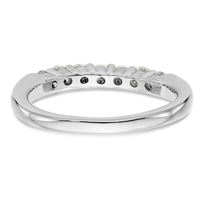 Buy Stylish 14K White Gold 7-Stone Diamond Band - 1/2 Carat Total Weight-5