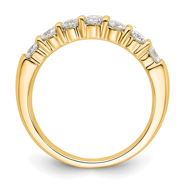 Buy Stylish 14K Gold 7-Stone Diamond Ring | Exclusive Luxury Design-2