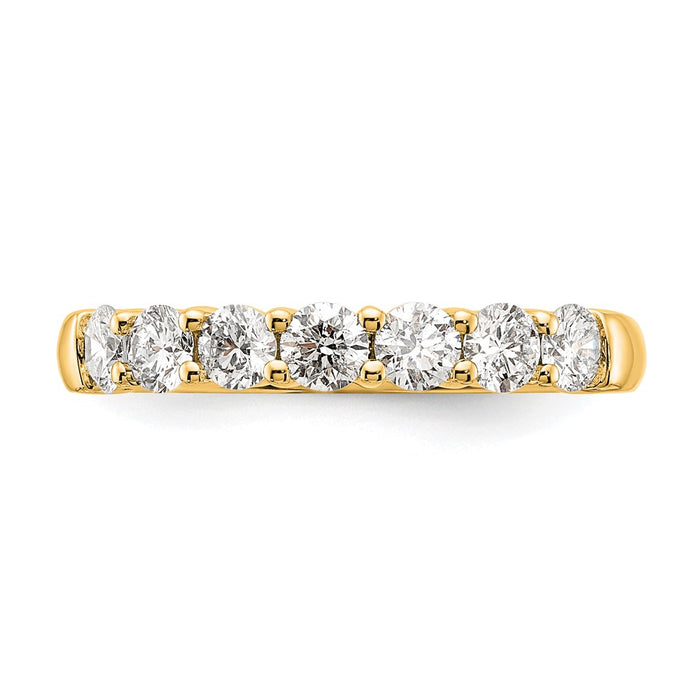 Buy Stylish 14K Gold 7-Stone Diamond Ring | Exclusive Luxury Design-3