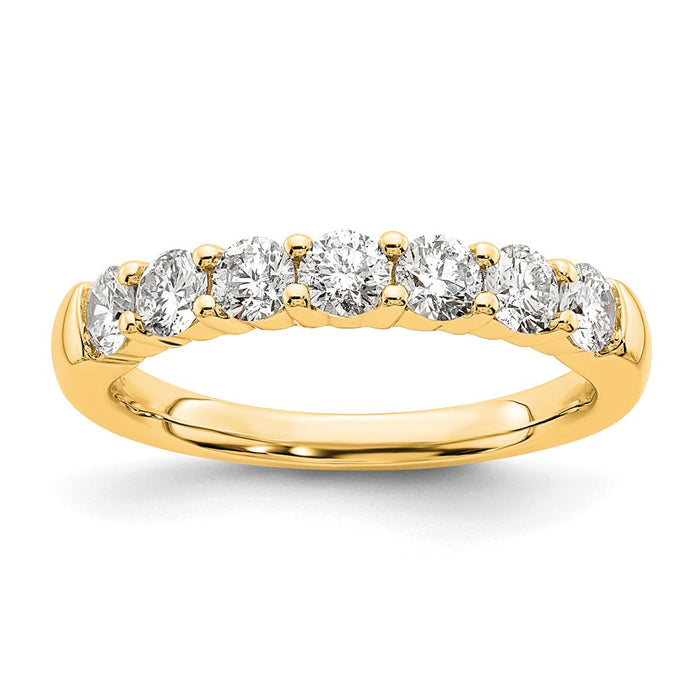 Buy Stylish 14K Gold 7-Stone Diamond Ring | Exclusive Luxury Design-1