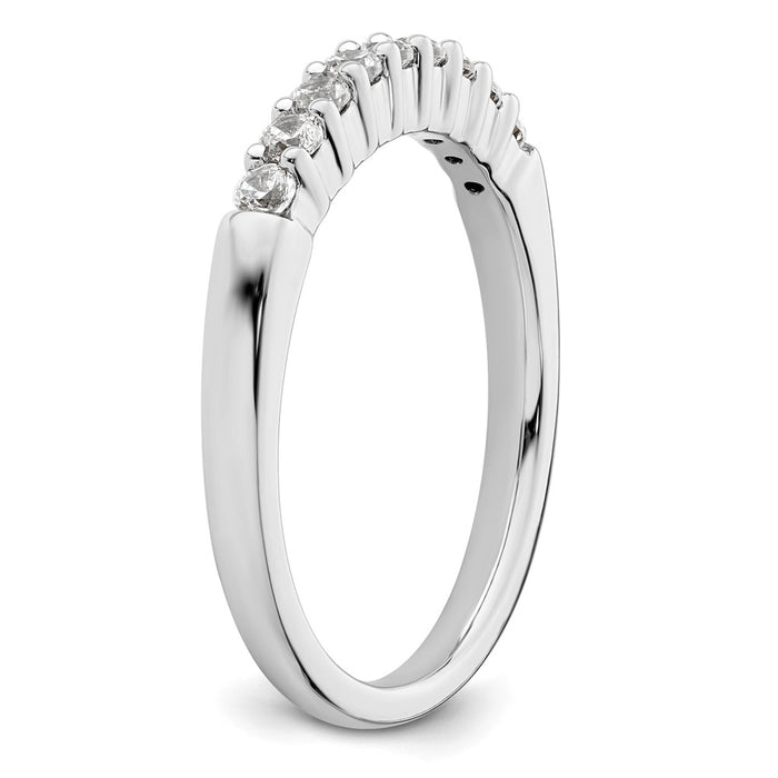 Buy Exclusive 14K White Gold Diamond Band - 1/3 Carat, Stylish & Affordable!-6