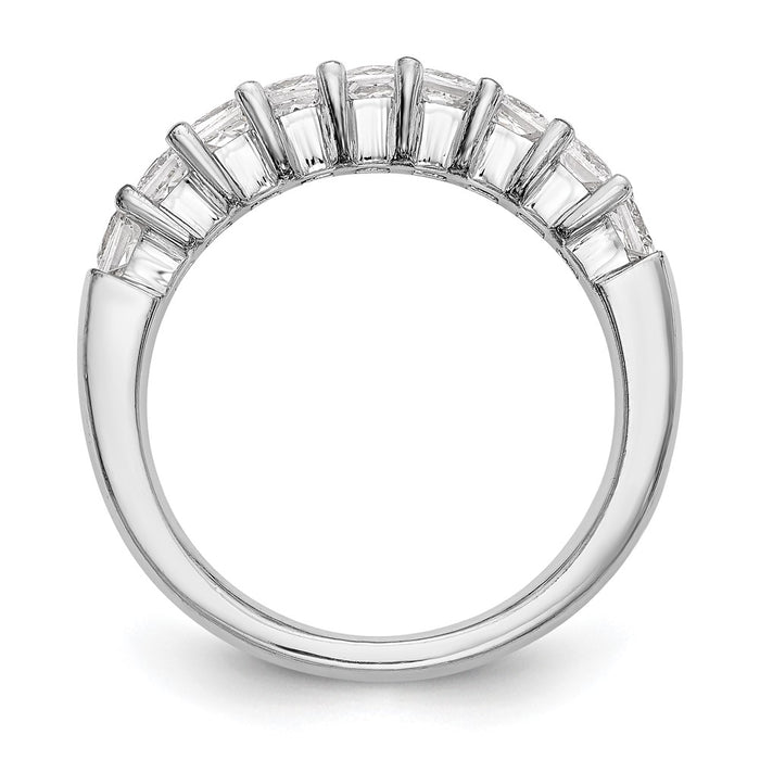 Buy Exclusive 14K White Gold 9-Stone Diamond Band Setting - Stylish & Affordable!-3