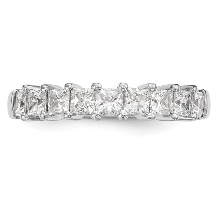Buy Exclusive 14K White Gold 9-Stone Diamond Band Setting - Stylish & Affordable!-5