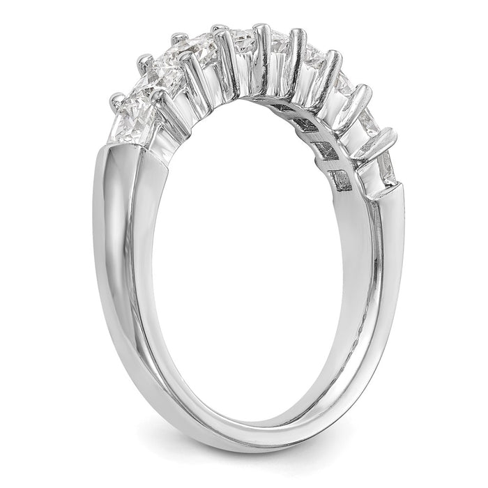 Buy Exclusive 14K White Gold 9-Stone Diamond Band Setting - Stylish & Affordable!-7