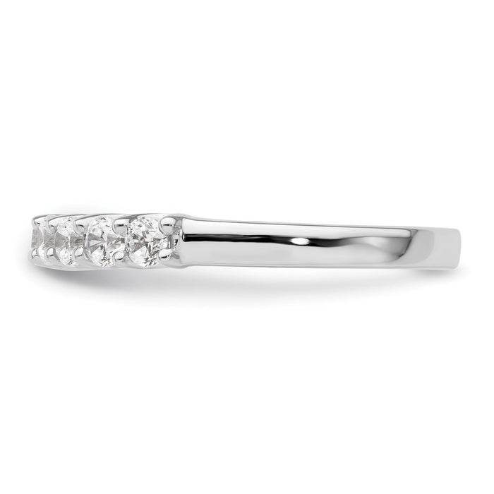 Buy Exclusive 14K White Gold 9-Stone Diamond Band - 5/8 Carat Luxury Value-3