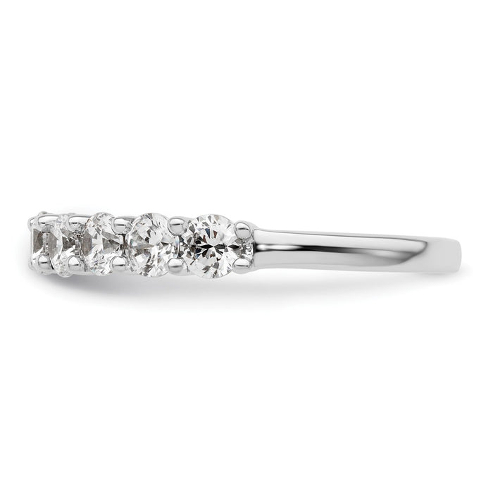 Buy Stylish 14K White Gold 9-Stone Diamond Band - 1.6 Carat Value-3