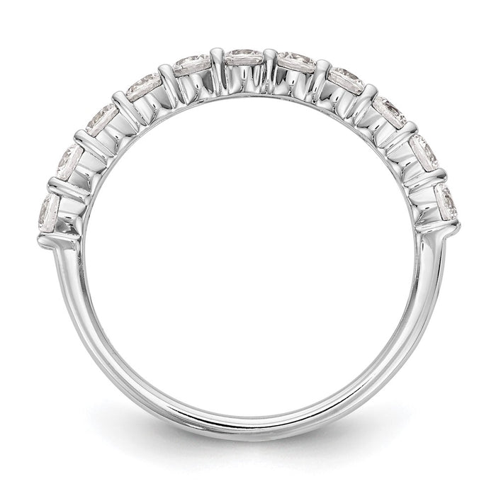 Buy Stylish 14K White Gold 11-Stone Diamond Eternity Band - 3/4 Carat Value!-2