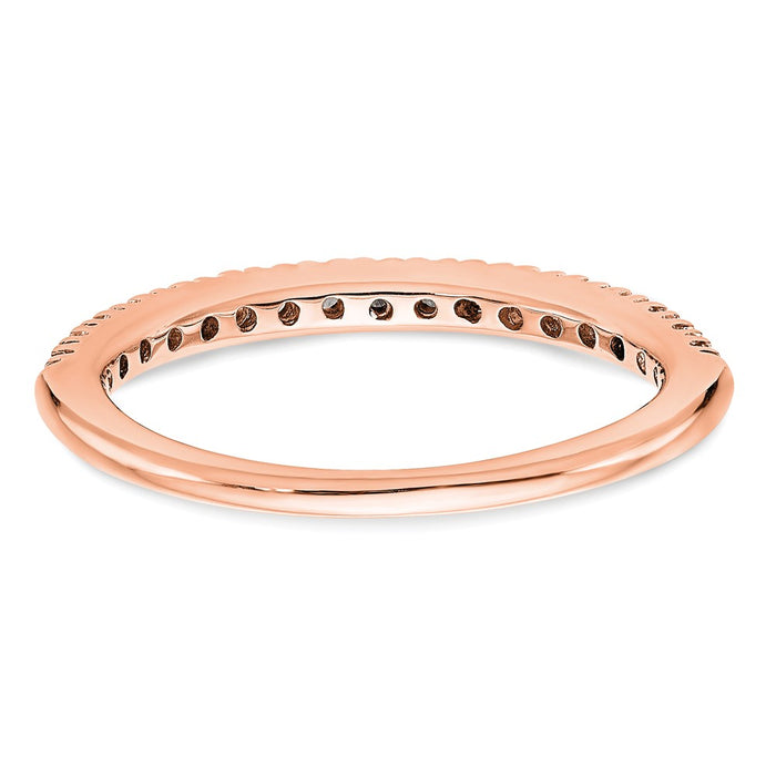 Buy Exclusive 14K Rose Gold 1/4 Carat Diamond Eternity Band - Stylish Value-5