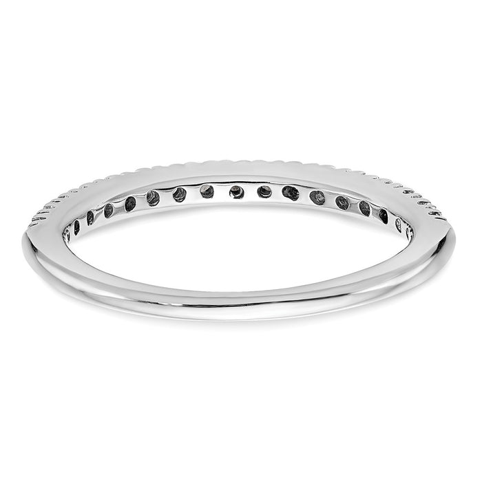 Designer 14K White Gold 1/4 Carat Diamond Eternity Band - Stylish Value!-5