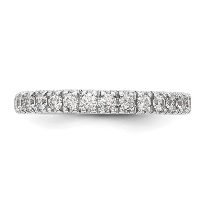 Exclusive 14K White Gold 1/2 Carat Diamond Eternity Band - Luxury Style-4