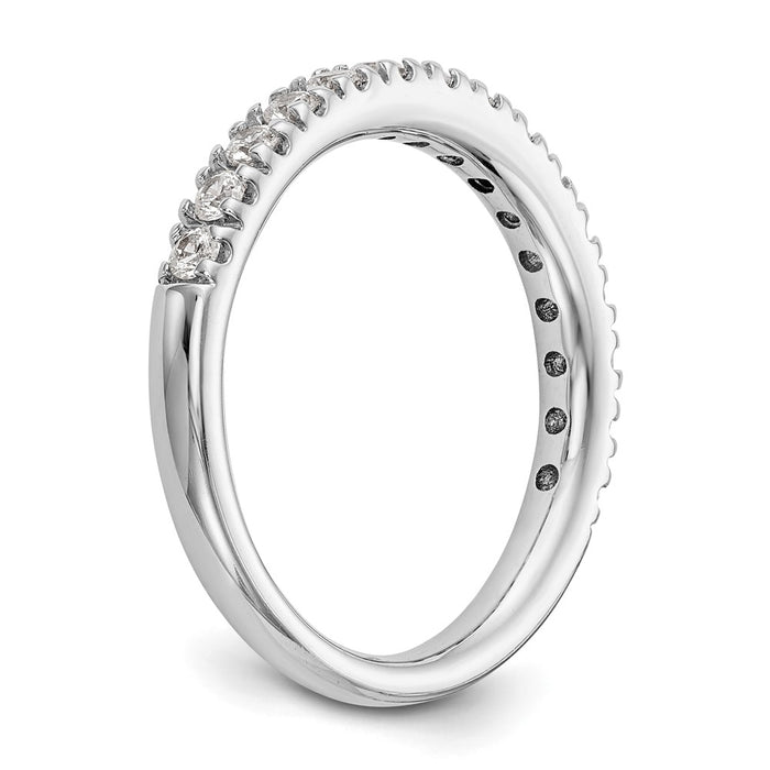 Exclusive 14K White Gold 1/2 Carat Diamond Eternity Band - Luxury Style-6