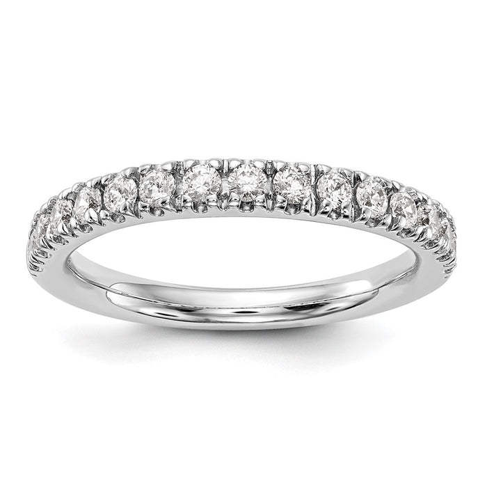 Exclusive 14K White Gold 1/2 Carat Diamond Eternity Band - Luxury Style-1