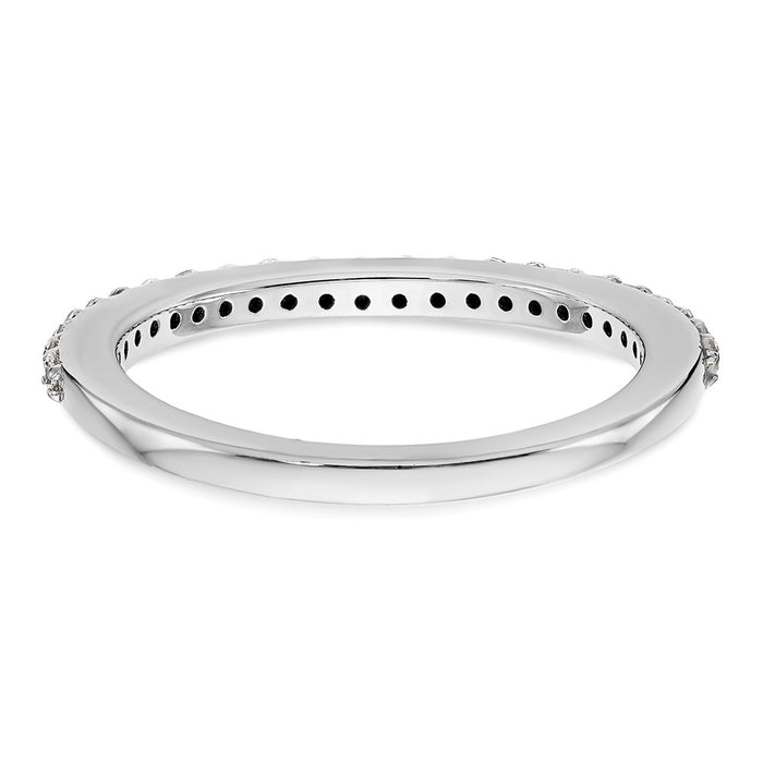 Buy Exclusive 14K White Gold 1/4 Carat Diamond Eternity Band - Stylish Value!-5