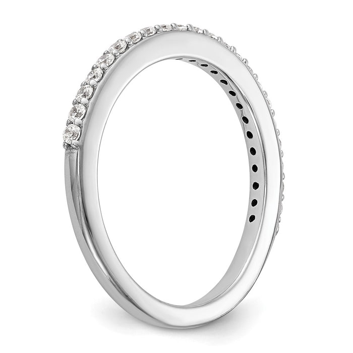 Buy Exclusive 14K White Gold 1/4 Carat Diamond Eternity Band - Stylish Value!-6