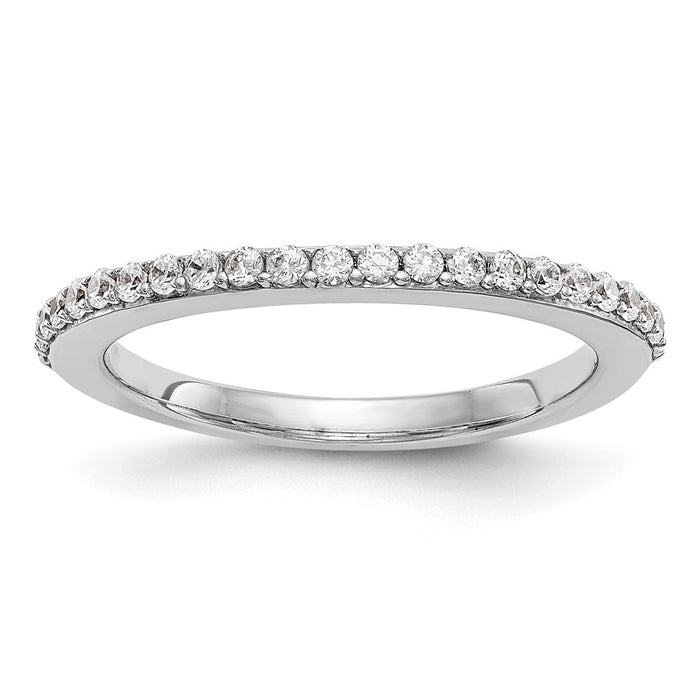 Buy Exclusive 14K White Gold 1/4 Carat Diamond Eternity Band - Stylish Value!-1