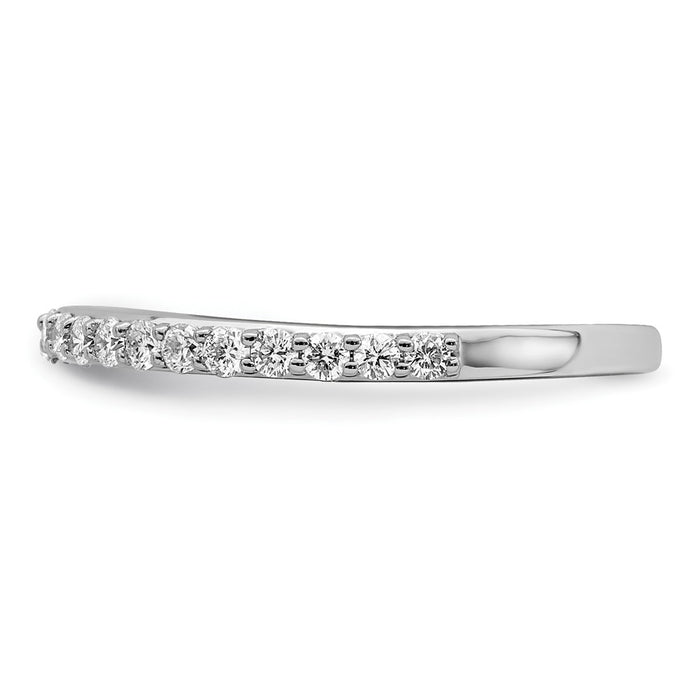 Buy Stylish 14K White Gold 3/8 Carat Diamond Eternity Band - Luxury Value-3