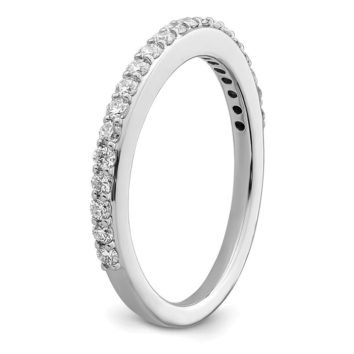 Buy Stylish 14K White Gold 3/8 Carat Diamond Eternity Band - Luxury Value-6