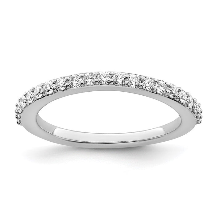 Buy Stylish 14K White Gold 3/8 Carat Diamond Eternity Band - Luxury Value-1