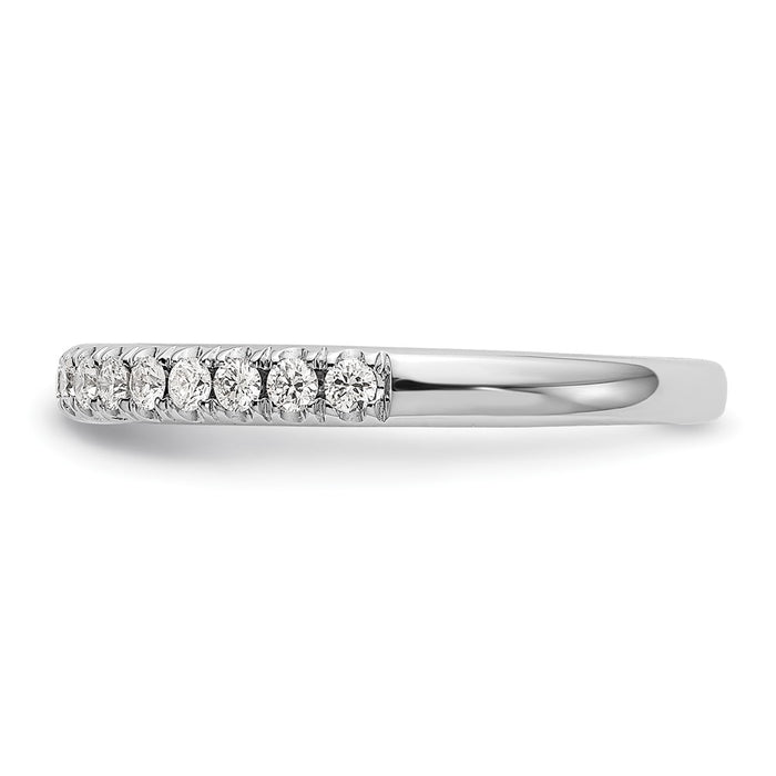 Exclusive 14K White Gold 3/8 Carat Diamond Band - Stylish & Affordable Luxury-3