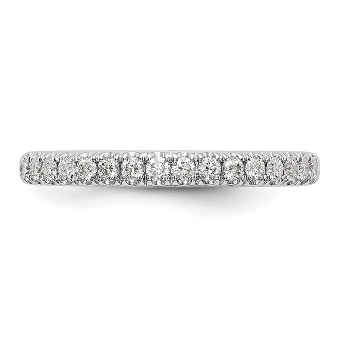 Exclusive 14K White Gold 3/8 Carat Diamond Band - Stylish & Affordable Luxury-4