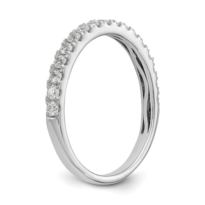 Exclusive 14K White Gold 3/8 Carat Diamond Band - Stylish & Affordable Luxury-6