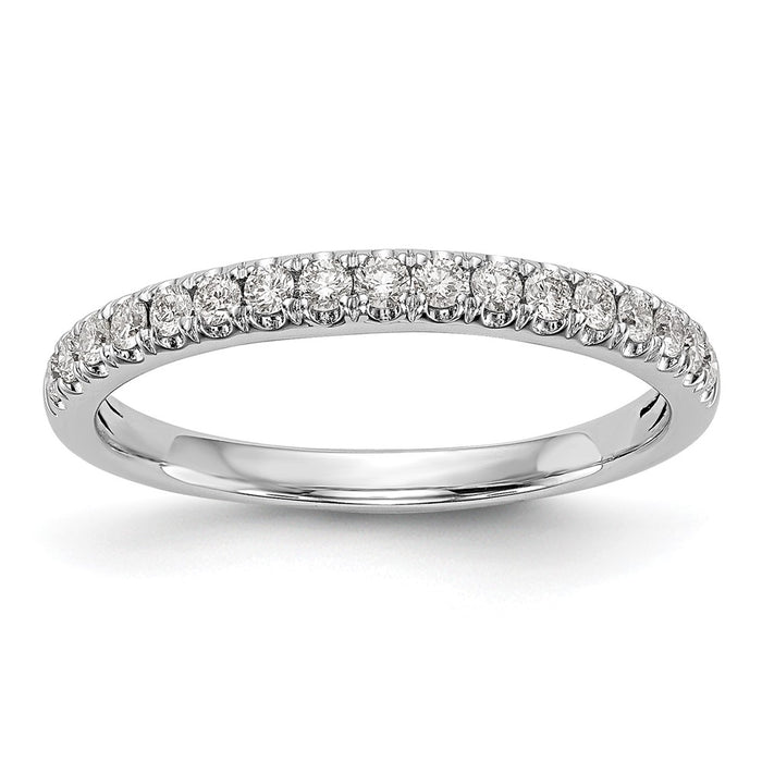 Exclusive 14K White Gold 3/8 Carat Diamond Band - Stylish & Affordable Luxury-1