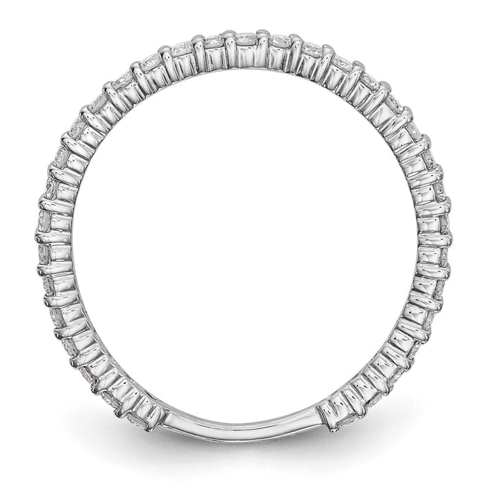 Buy Stylish 14K White Gold 3/8 Carat Full Circle Diamond Band - Luxury Value!-2