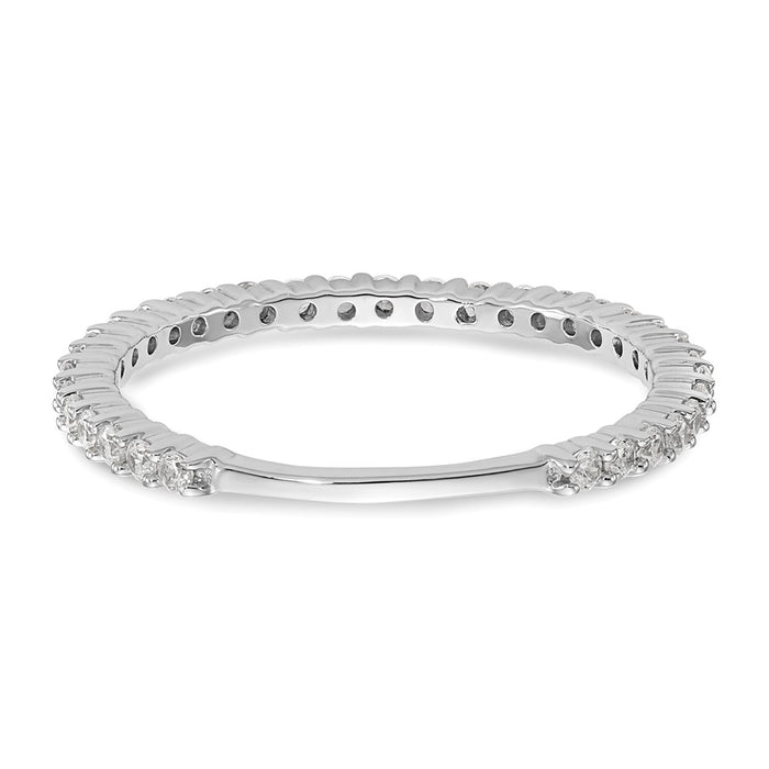 Buy Stylish 14K White Gold 3/8 Carat Full Circle Diamond Band - Luxury Value!-5