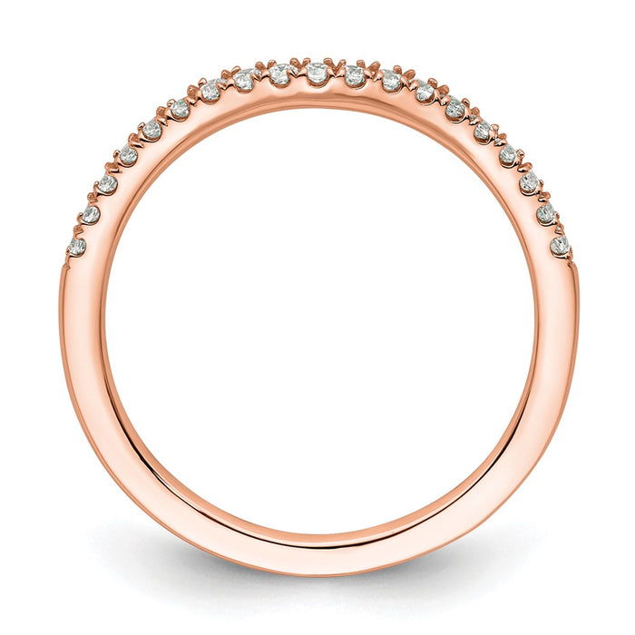 Buy Exclusive 14K Rose Gold Diamond Eternity Ring - Stylish & Affordable!-2