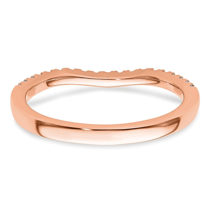 Buy Exclusive 14K Rose Gold Diamond Eternity Ring - Stylish & Affordable!-5