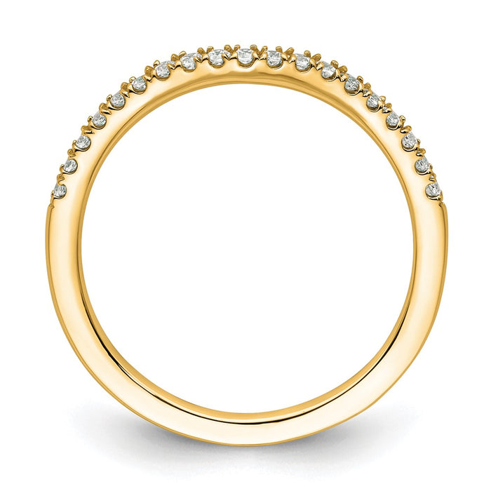 Exclusive 14K Yellow Gold Diamond Eternity Band - Stylish Luxury at Affordable Price-2