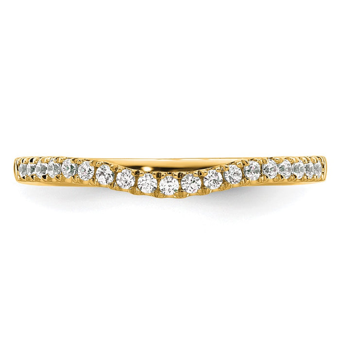 Exclusive 14K Yellow Gold Diamond Eternity Band - Stylish Luxury at Affordable Price-4