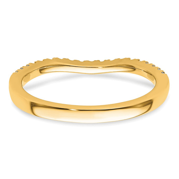 Exclusive 14K Yellow Gold Diamond Eternity Band - Stylish Luxury at Affordable Price-5