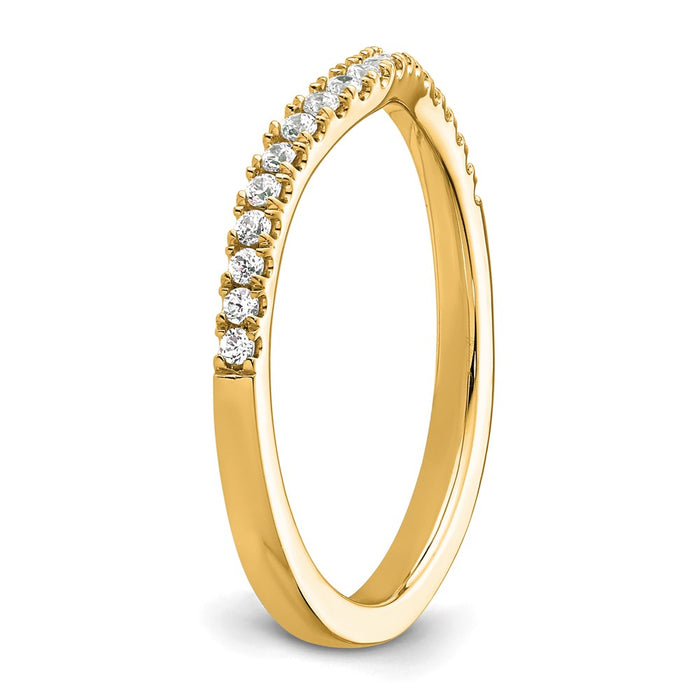 Exclusive 14K Yellow Gold Diamond Eternity Band - Stylish Luxury at Affordable Price-6