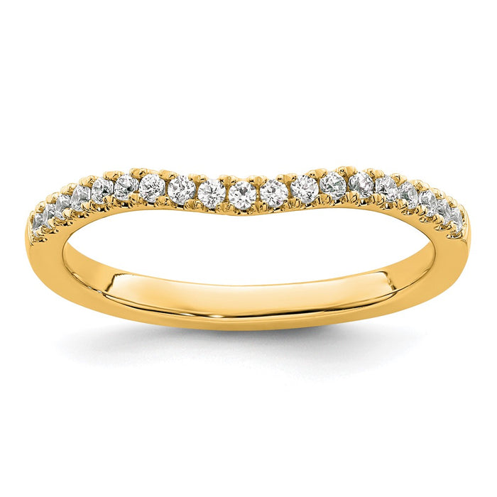Exclusive 14K Yellow Gold Diamond Eternity Band - Stylish Luxury at Affordable Price-1