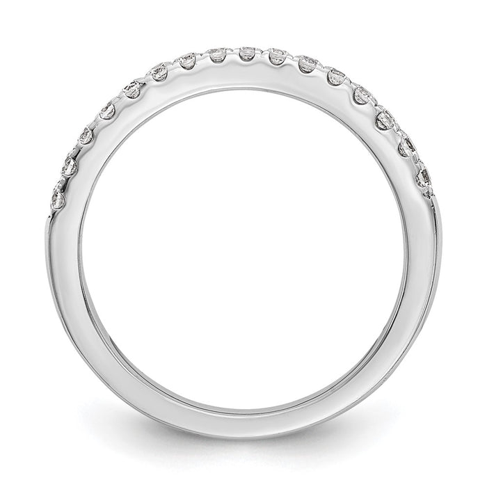 Buy Stylish 14K White Gold Wedding Band Set with 1/5 Carat Diamond - Affordable Price!-2