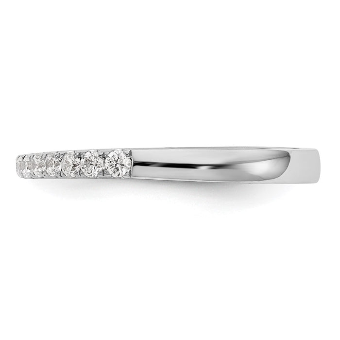 Buy Stylish 14K White Gold Wedding Band Set with 1/5 Carat Diamond - Affordable Price!-3