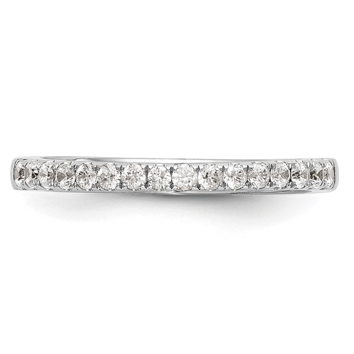 Buy Stylish 14K White Gold Wedding Band Set with 1/5 Carat Diamond - Affordable Price!-4