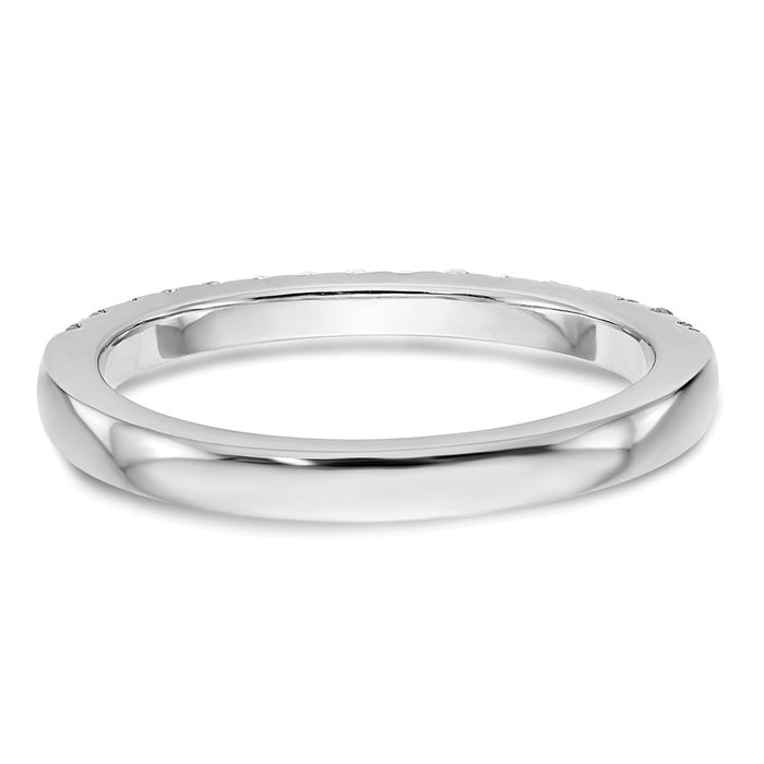 Buy Stylish 14K White Gold Wedding Band Set with 1/5 Carat Diamond - Affordable Price!-5