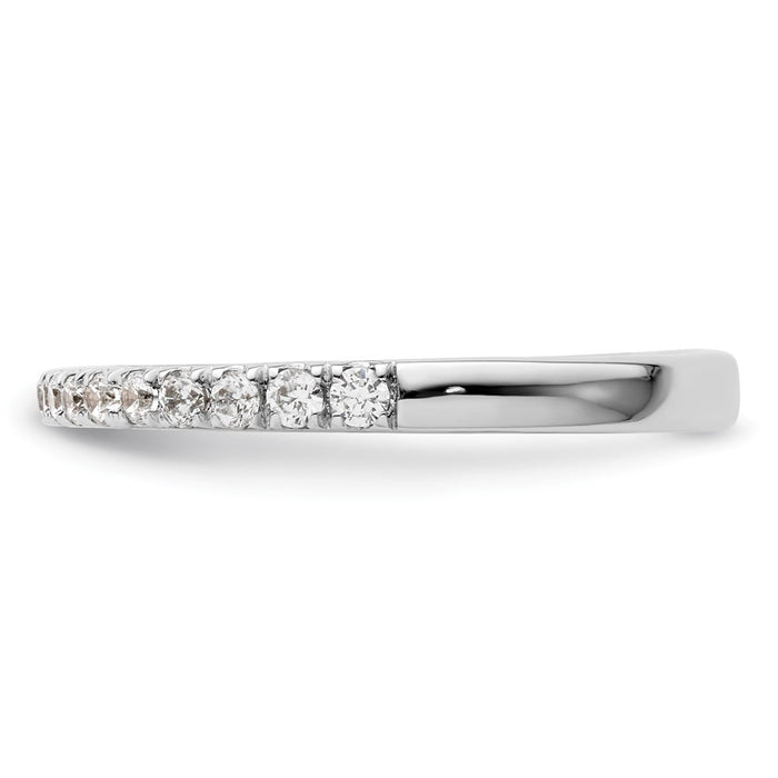 Buy Stylish 14K White Gold Wedding Band Set with 1/3 Carat Diamonds - Luxury Value!-3