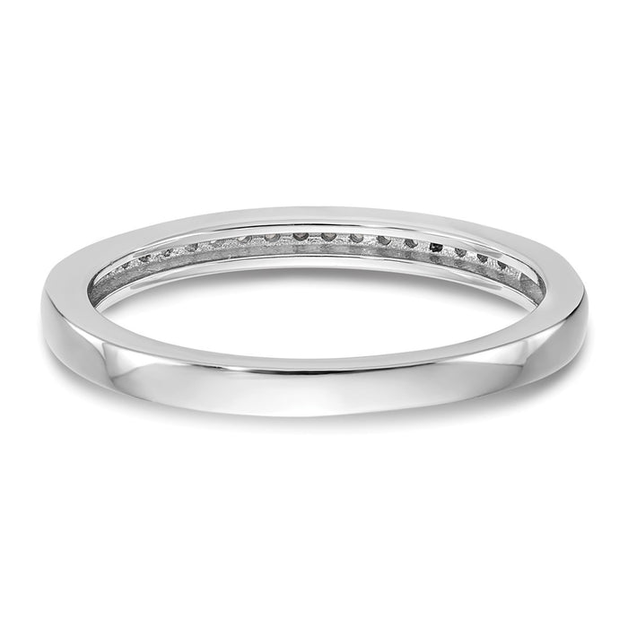 Exclusive 14K White Gold 1/10 Carat Diamond Eternity Band | Stylish Value Ring-5