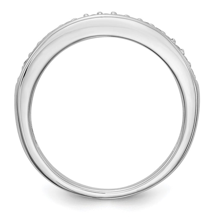 Buy Exclusive 14K White Gold 1/8 Carat Diamond Eternity Band - Stylish Value-2